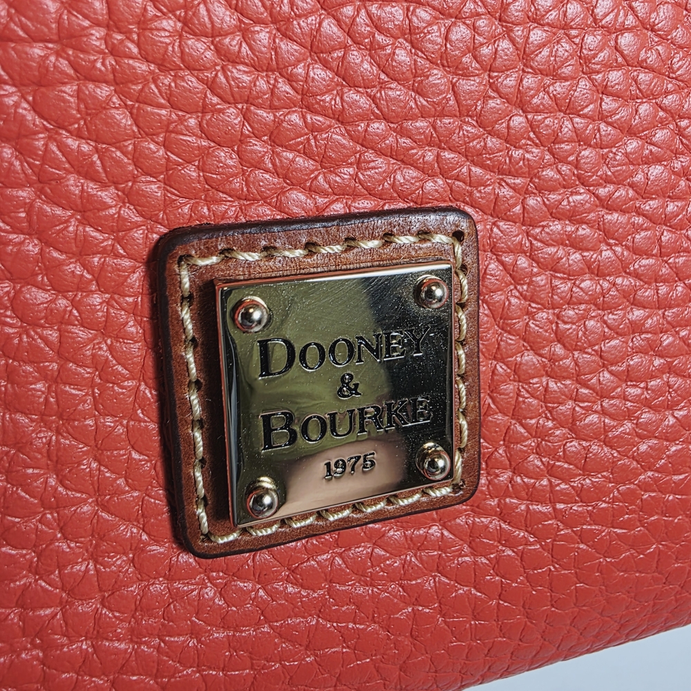 Dooney & Bourke Red Leather Hand Bag - Picture 3 of 9